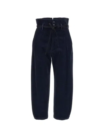 Barena Venezia Corduroy Belted Trousers In Multi