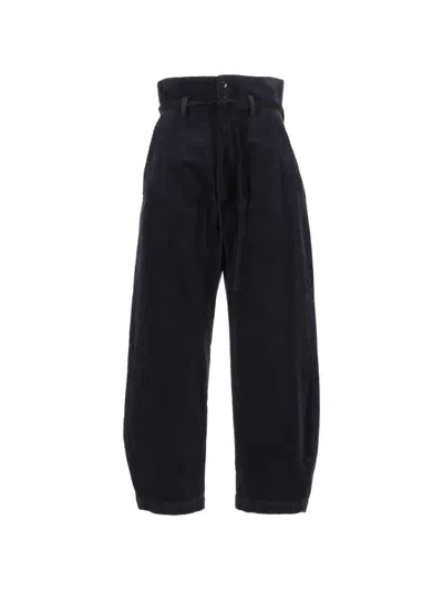 Barena Venezia Corduroy Drawstring-waist Trousers In Blue
