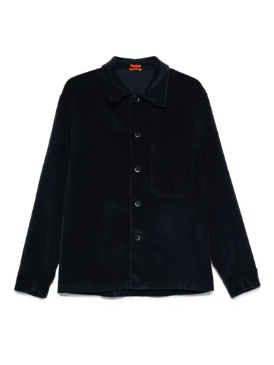 Barena Venezia Corduroy Overshirt In Black