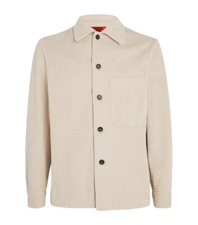 Barena Venezia Corduroy Overshirt In White