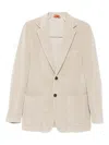 Barena Venezia Corduroy Single-breasted Blazer In Neutral