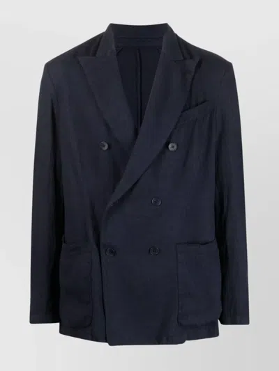 Barena Venezia Barena Siroco Cotton Blend Jacket In Blue