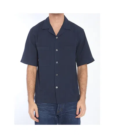 Barena Venezia Cotton Shirt In Blue