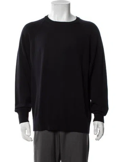 Pre-owned Barena Venezia Crew Neck Long Sleeve Pullover In Blue