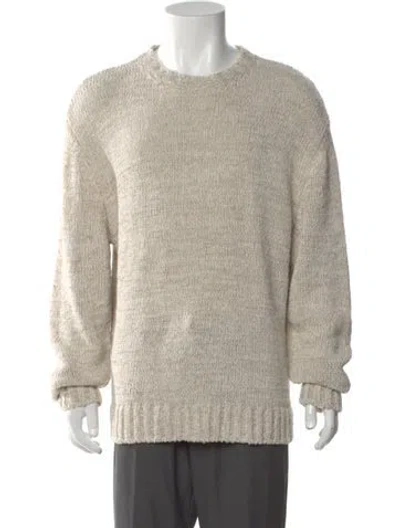 Pre-owned Barena Venezia Crew Neck Long Sleeve Pullover In Neutral