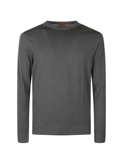 Barena Venezia Crew-neck Long-sleeve T-shirt In Gray