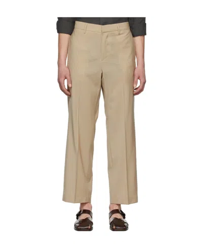 Barena Venezia Cropped Straight-leg Trousers In Nude