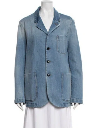 Pre-owned Barena Venezia Denim Jacket W/ Tags In Blue