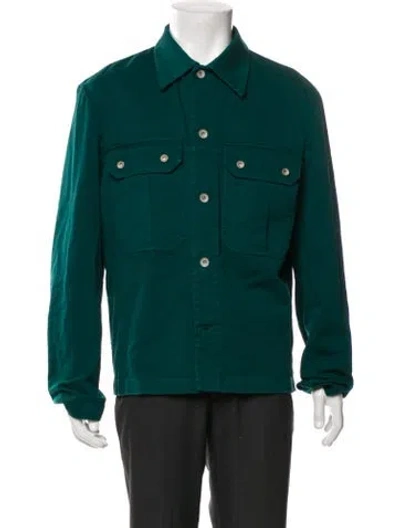 Pre-owned Barena Venezia Denim Jacket W/ Tags In Green