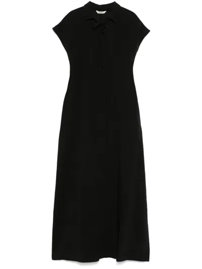 Barena Venezia Denis Lezier Maxi Dress In Black
