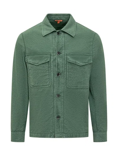 Barena Venezia Barena Man Shirt Green Size 40 Cotton, Elastane