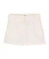Barena Venezia Dori Canne Linen Shorts In Neutral