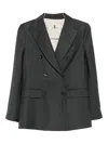 Barena Venezia Double-breasted Blazer In Gray