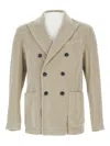 Barena Venezia Double-breasted Corduroy Blazer In Brown