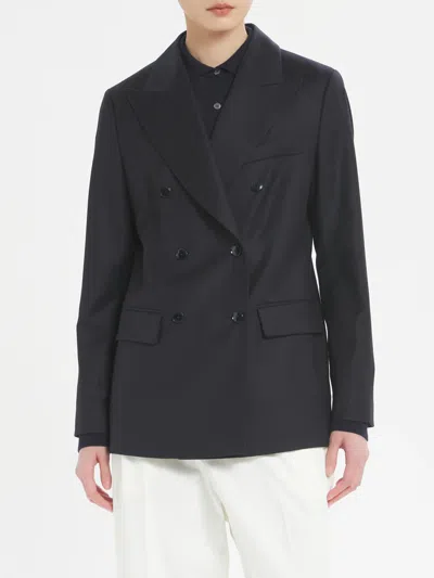 Barena Venezia Double-breasted Jacket In Black