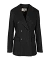 Barena Venezia Giacca Mimi Filone 67 Lana 28 Poliestere 5 Cachemire Trousers Grey In Black