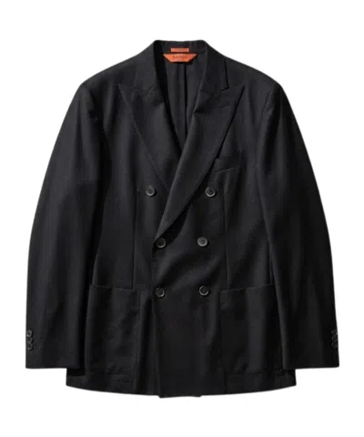 Barena Venezia Double-breasted Blazer In Brown
