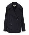 Barena Venezia Double-breasted Coat In Blue