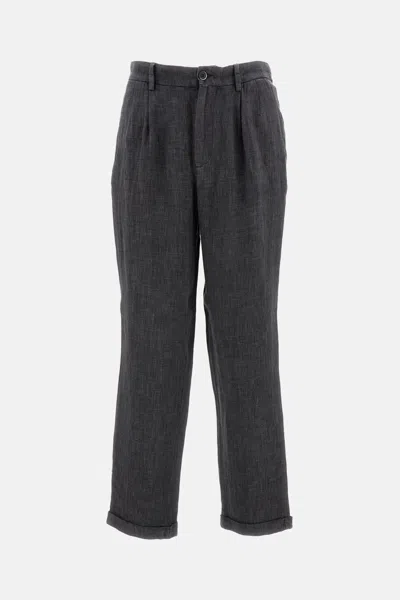 Barena Venezia Barena Straight-leg Turn-up Hem Pants In Gray