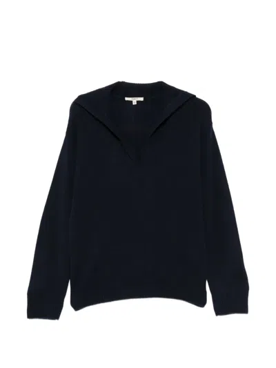 Barena Venezia Duse Sailor-collar Knitted Sweater In Blue