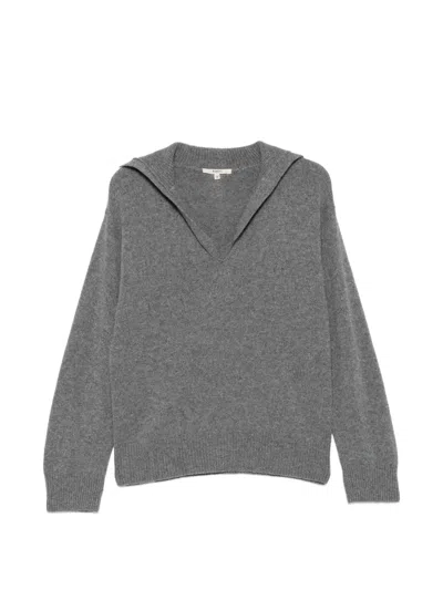 Barena Venezia Duse Sailor-collar Sweater In Gray