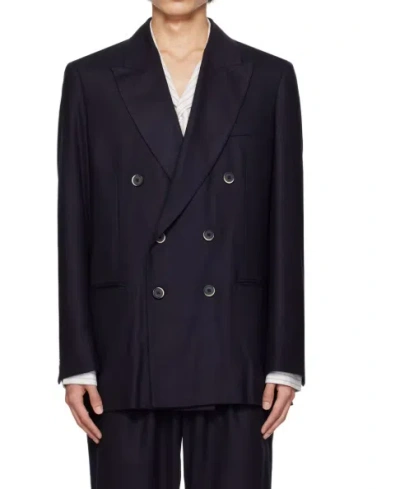 Barena Venezia Navy Bosman Frare Blazer In Navy 170