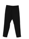 Barena Venezia Elastic-waist Cuffed Trousers In Black