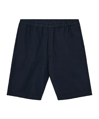 Barena Venezia Elastic Waist Shorts In Blue