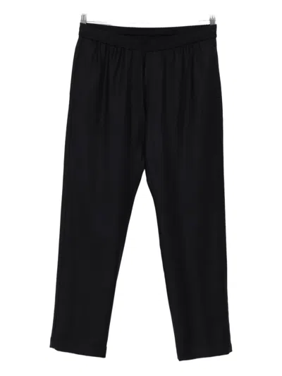 Barena Venezia Elastic-waist Wool Trousers In Black