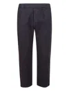 Barena Venezia Elastic-waistband Cotton Pants In Blue