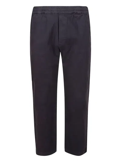 Barena Venezia Elastic-waistband Cotton Pants In Blue