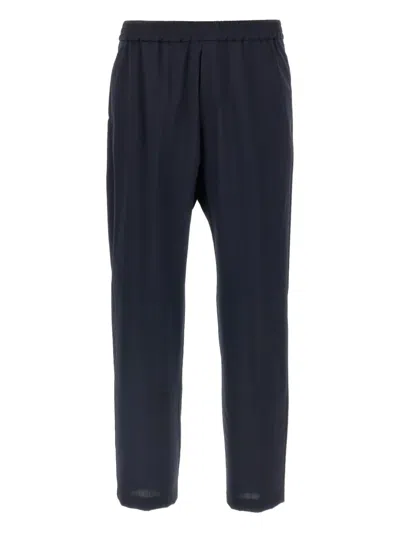 Barena Venezia Elastic-waistband Trousers In Blue