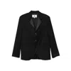 Barena Venezia Satin-lapel Three-button Blazer In Animal Print
