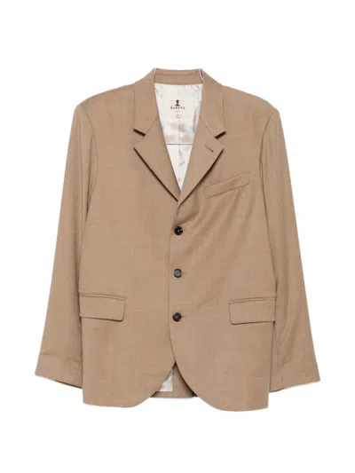 Barena Venezia Faliero Single-breasted Notched-lapel Blazer In Nude