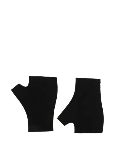 Barena Venezia Fingerless Wool Gloves In Black