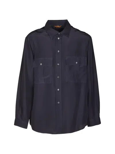 Barena Venezia Flap-pocket Shirt In Blue