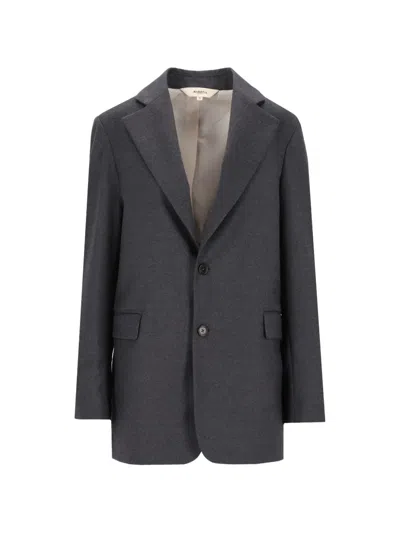Barena Venezia Galà Flan Flannel Single-breasted Jacket In Gray