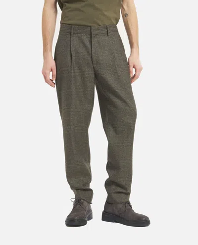 Barena Venezia Pleated Zip-up Track Pants In Green