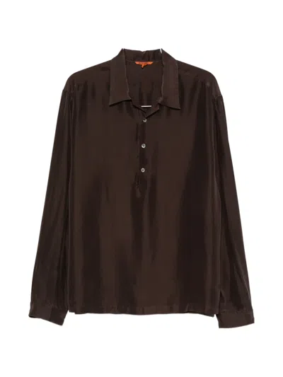 Barena Venezia Genga Long-sleeve Shirt In Brown