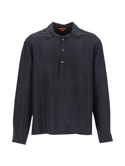 Barena Venezia Genga Stone-wash Polo Shirt In Blue