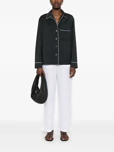 Barena Venezia Long-sleeved Shirt In Black