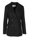Barena Venezia Giacca Mimi Filone 67 Lana 28 Poliestere 5 Cachemire Trousers Grey In Black
