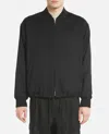 Barena Venezia Wool Zip-front Bomber Jacket In Black