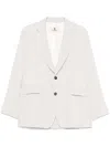 Barena Venezia Herringbone Blazer In 灰色
