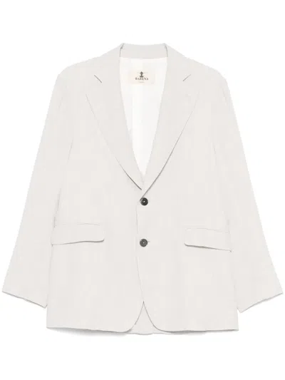 Barena Venezia Herringbone Blazer In 灰色