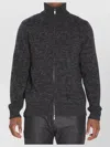 Barena Venezia High Collar Wool Knit Sweater In Gray