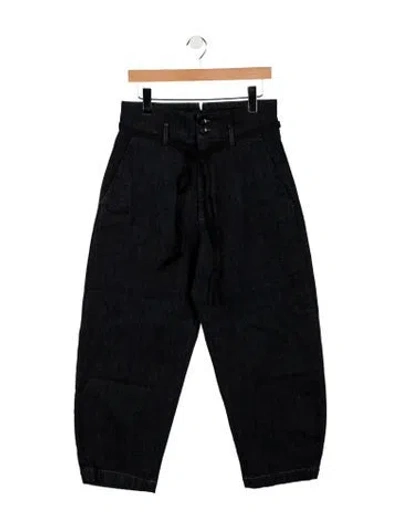 Pre-owned Barena Venezia High-rise Wide Leg Jeans W/ Tags In Black