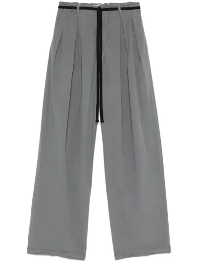 Barena Venezia Inverted-pleat Trousers In Grey