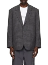 Barena Venezia Jacquard Patterned Suit Jacket In Gray