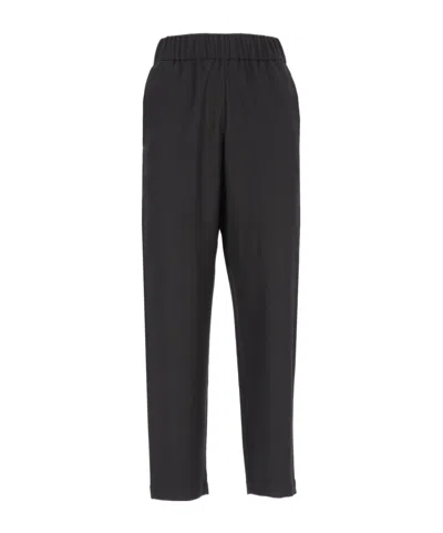Barena Venezia Jole Elastic-waist Pants In Gray